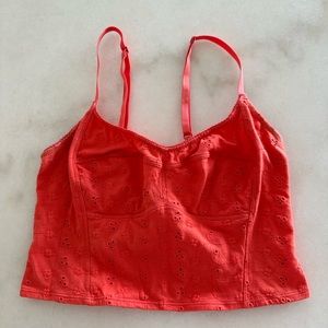 Free People - coral bralette, size L
